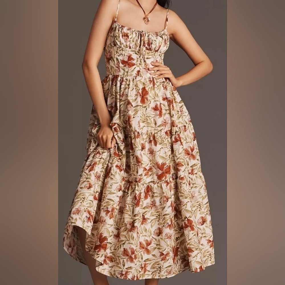 En Saison Alexane Printed Midi Dress